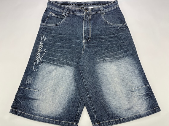 Dada Supreme Jeans Shorts Blue Vintage Damani Baggy Jeans 