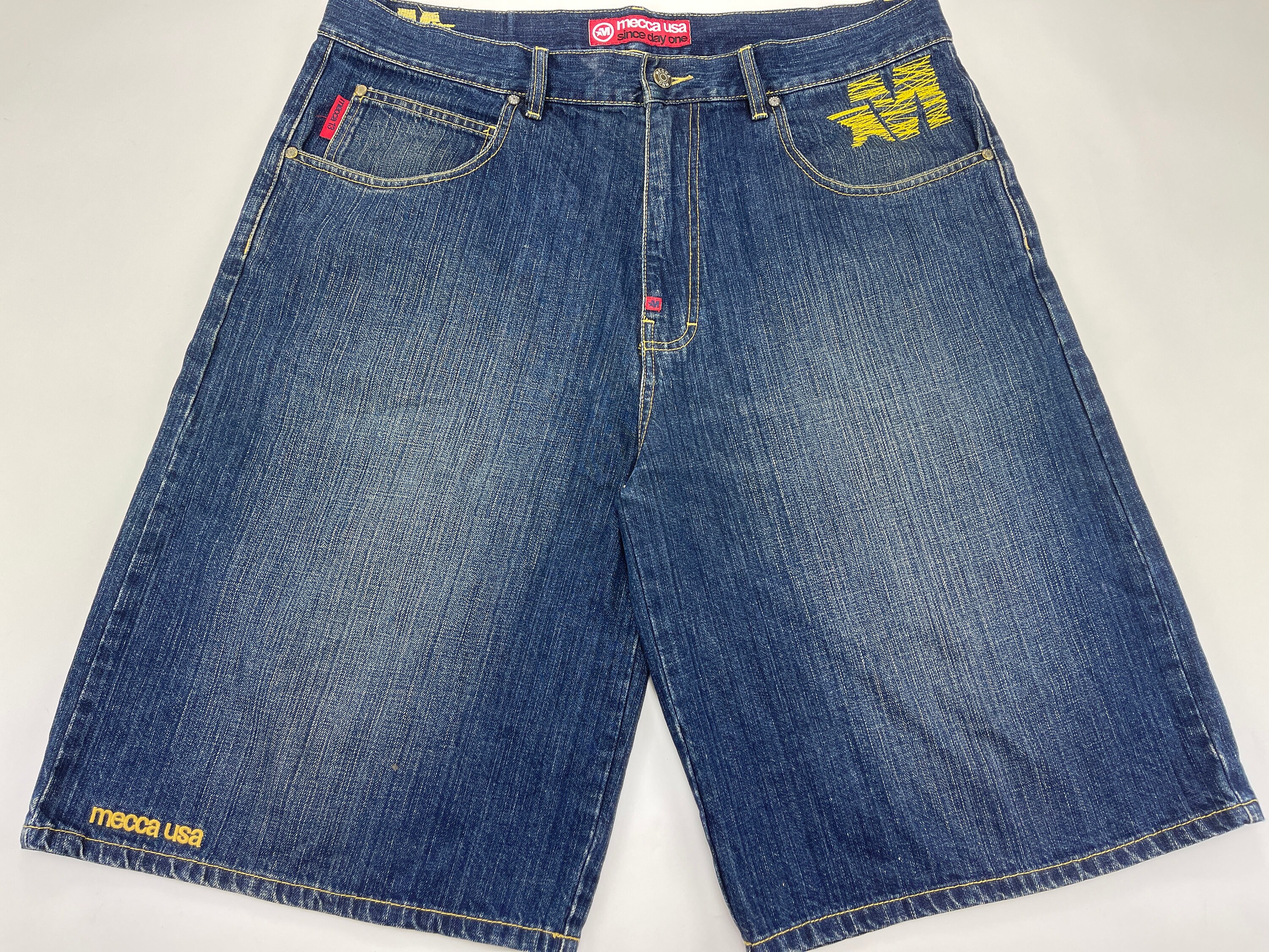 Mecca USA Jeans Shorts Blue Vintage 