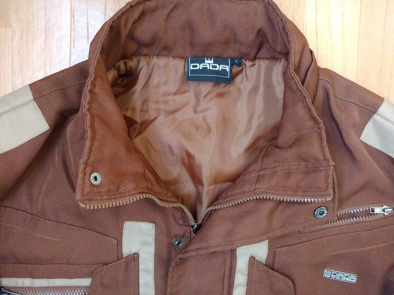 Damani Dada Supreme jacket brown vintage hip-hop windbreaker | Etsy