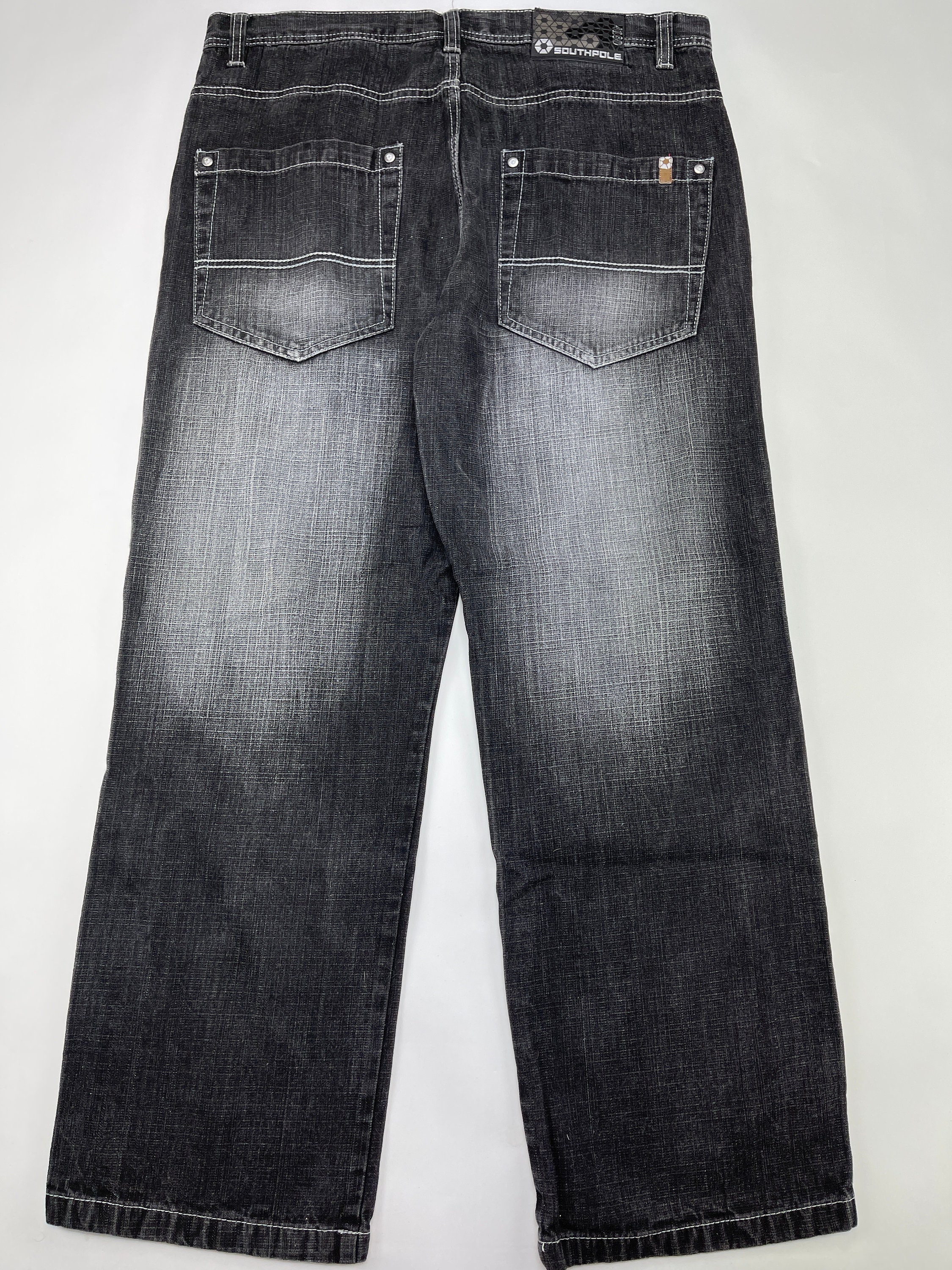 Southpole jeans black vintage baggy jeans 90s hip hop Etsy