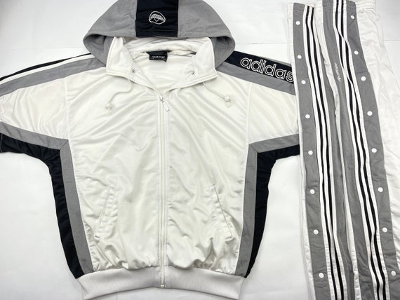 ADIDAS White Vintage Track Jacket Pants - Etsy