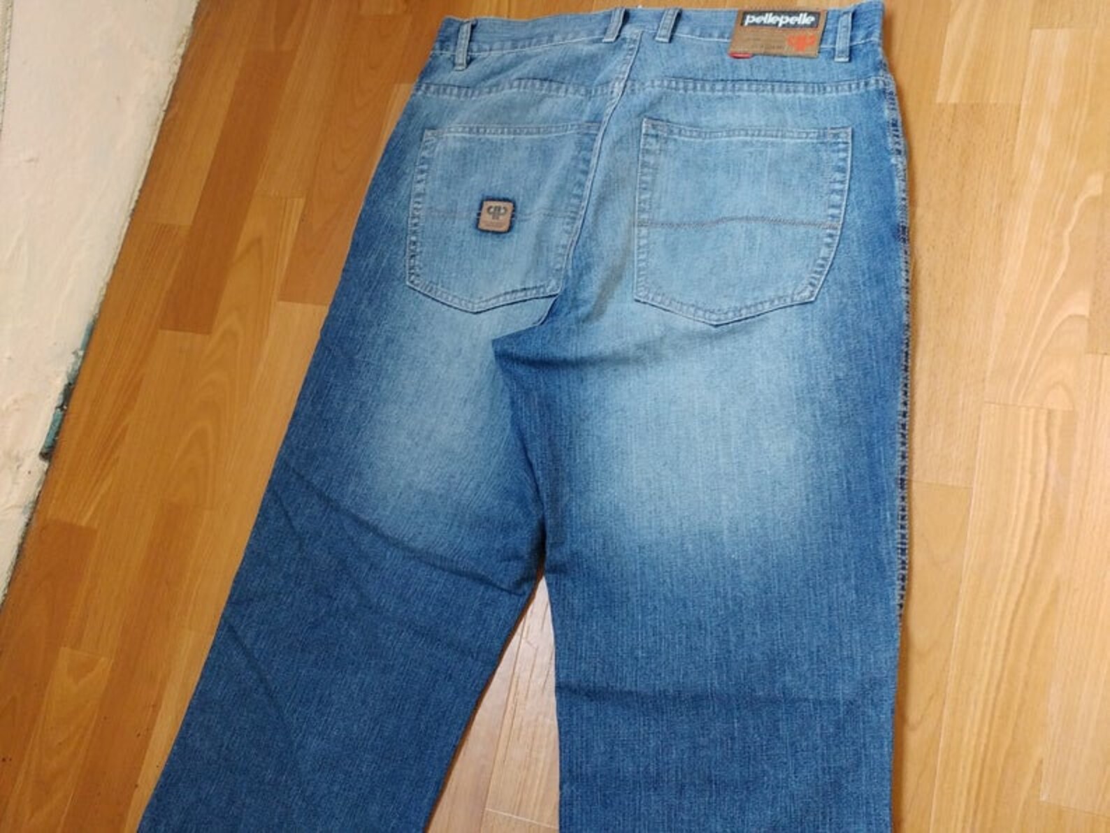 Pelle Pelle Jeans Old School Blue Baggy Jeans Vintage 90s Etsy