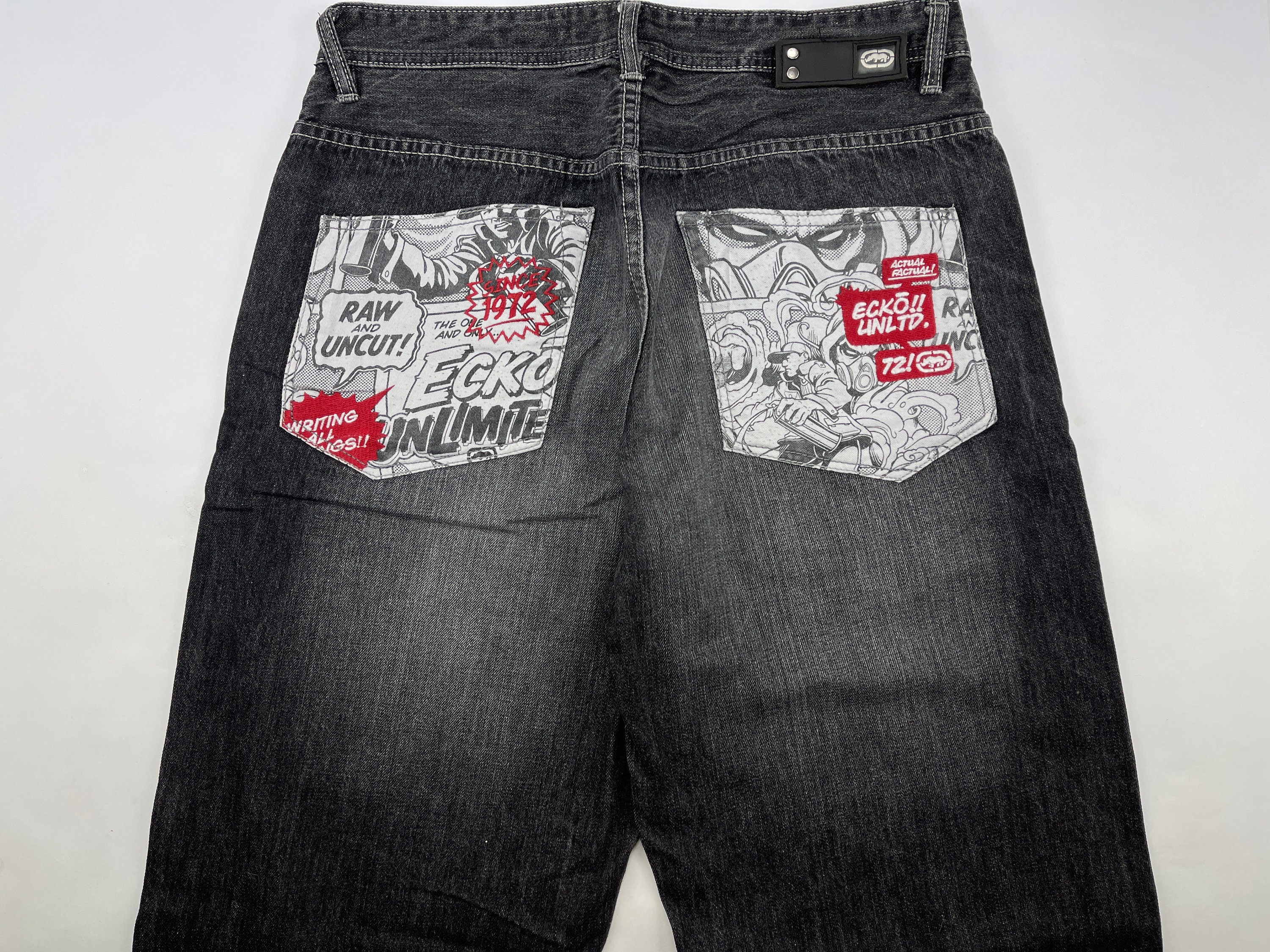 Ecko Unltd Jeans Black Vintage Baggy 