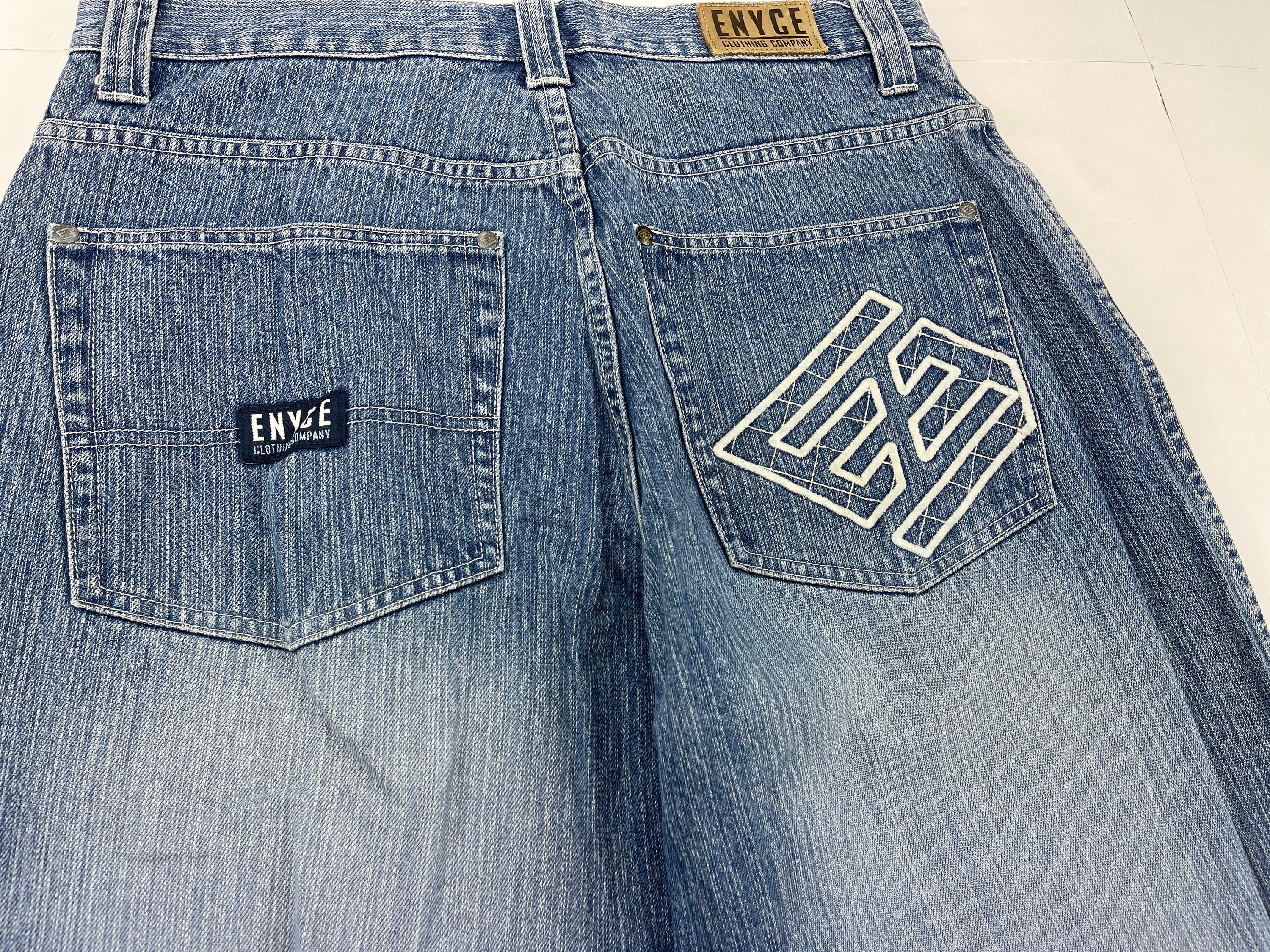 Enyce Jeans Blue Vintage Baggy Jeans 