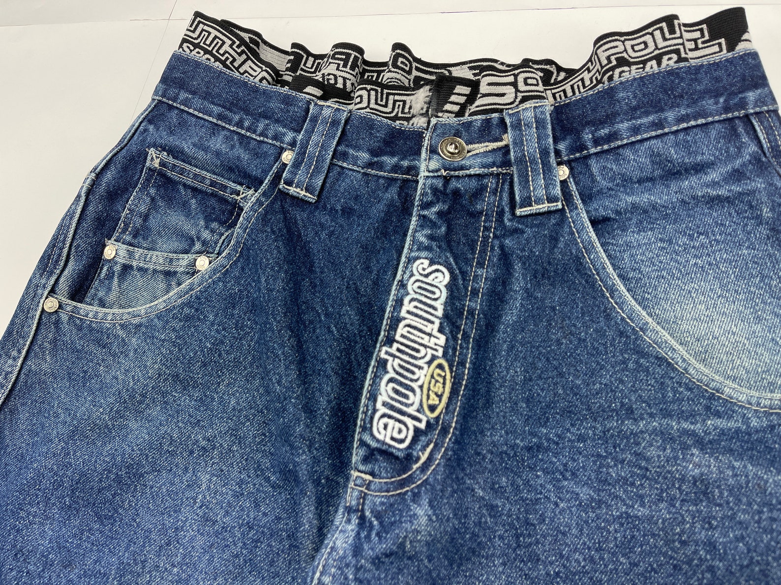 Southpole jeans vintage baggy jeans 90s hip hop clothing | Etsy