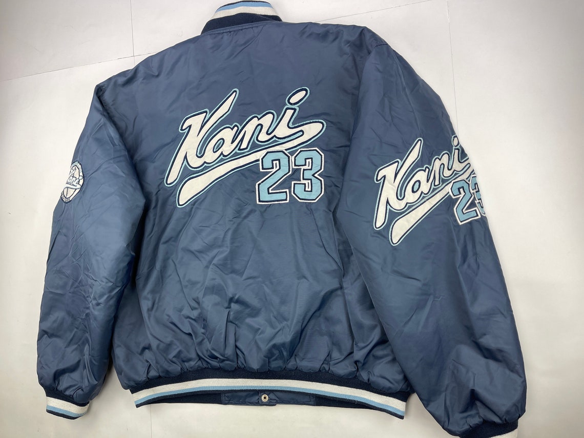 Karl Kani  jacket  Brooklyn blue Kani  bomber  vintage 90s Etsy