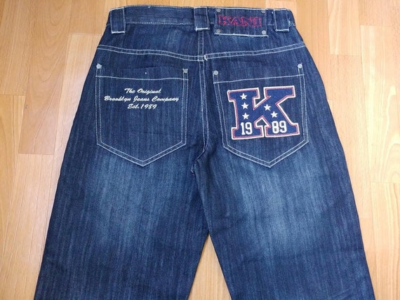 KARL KANI jeans, vintage baggy Kani jeans loose blue, 90s hip hop ...