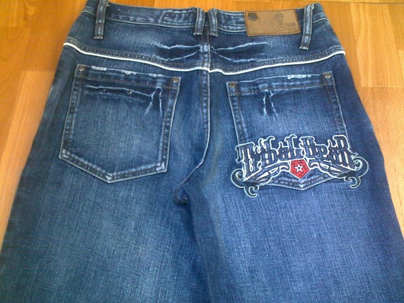 Bleu de TRIBAL Gear jeans vêtements hip-hop de jeans des baggy vintage des jeans années 90, années 1990 hip-hop chemise, OG, lowrider, clemence, gangsta rap taille W 32 e5bec7 Bleu de TRIBAL Gear jeans vêtements hip-hop de jeans des baggy vintage des jeans années 90, années 1990 hip-hop chemise, OG, lowrider, clemence, gangsta rap taille W 32 e5bec7