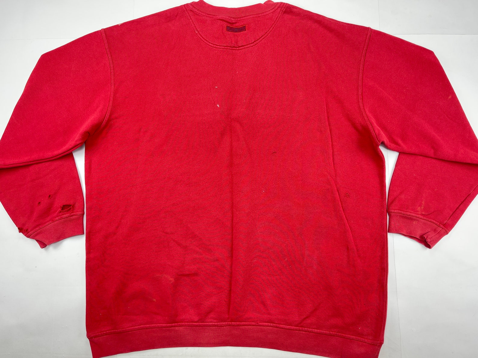 Pelle Pelle Sweatshirt Red Vintage Marc Buchanan Jacket 90s - Etsy