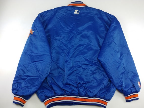 Vintage 80s 90s New York Knicks Basketball Bomber Jacket NBA Size