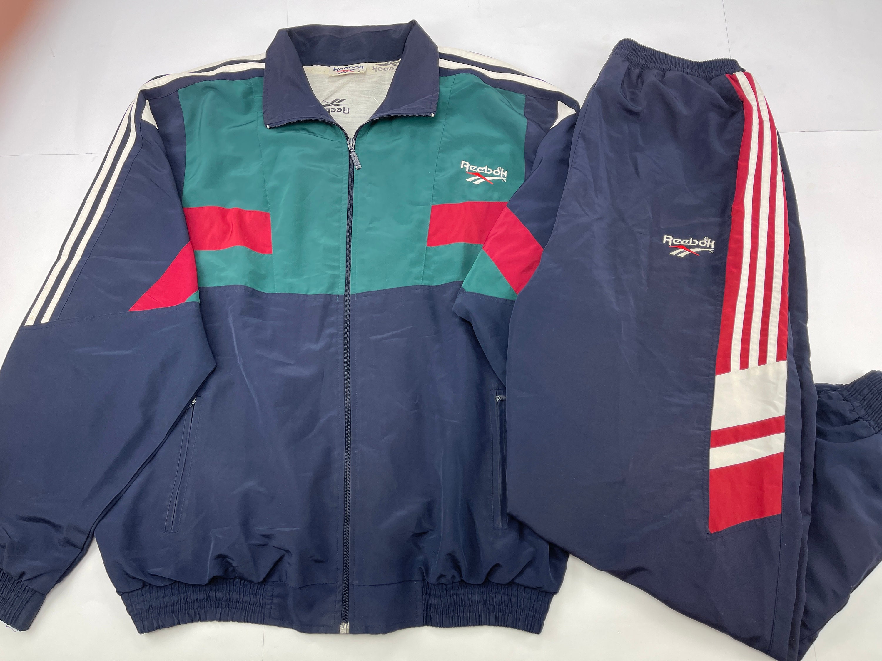 vintage reebok sweat suit