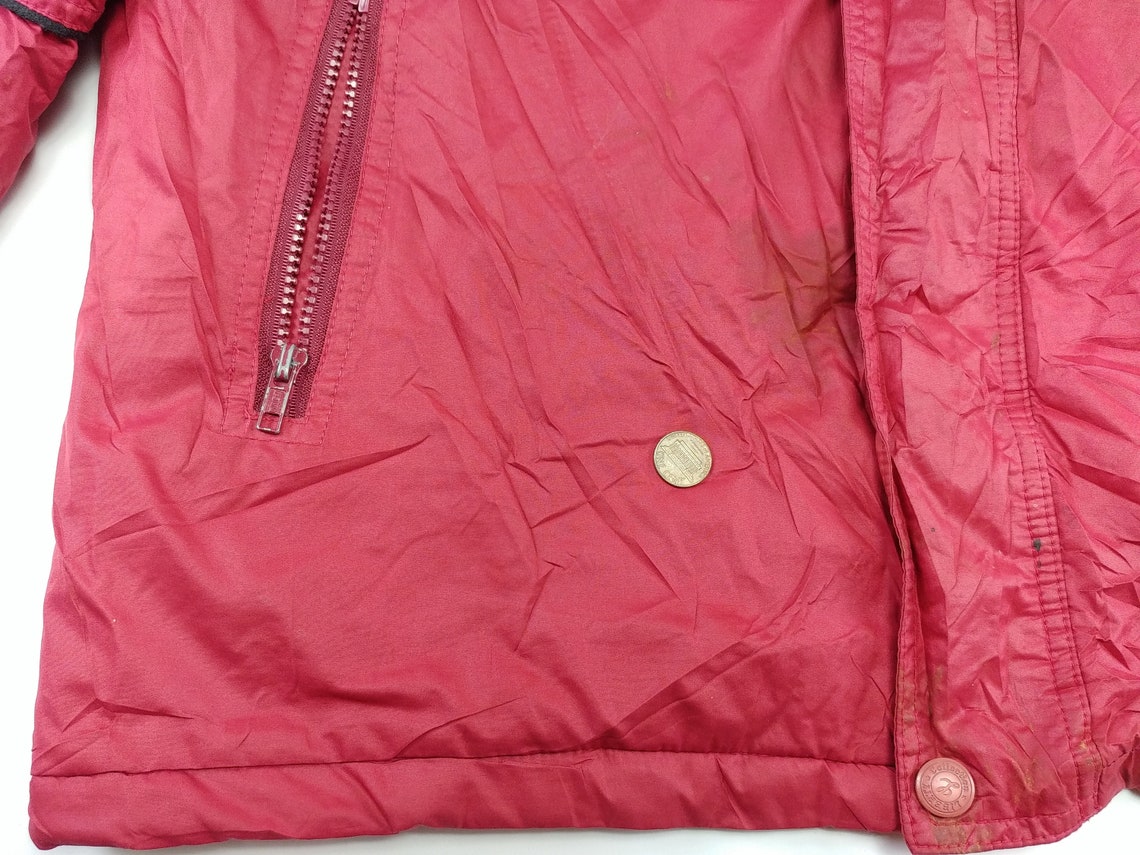 LUGZ Jacket Red Vintage Coat 90s Hip Hop Clothing College - Etsy