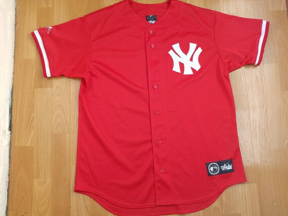 red new york yankees jersey