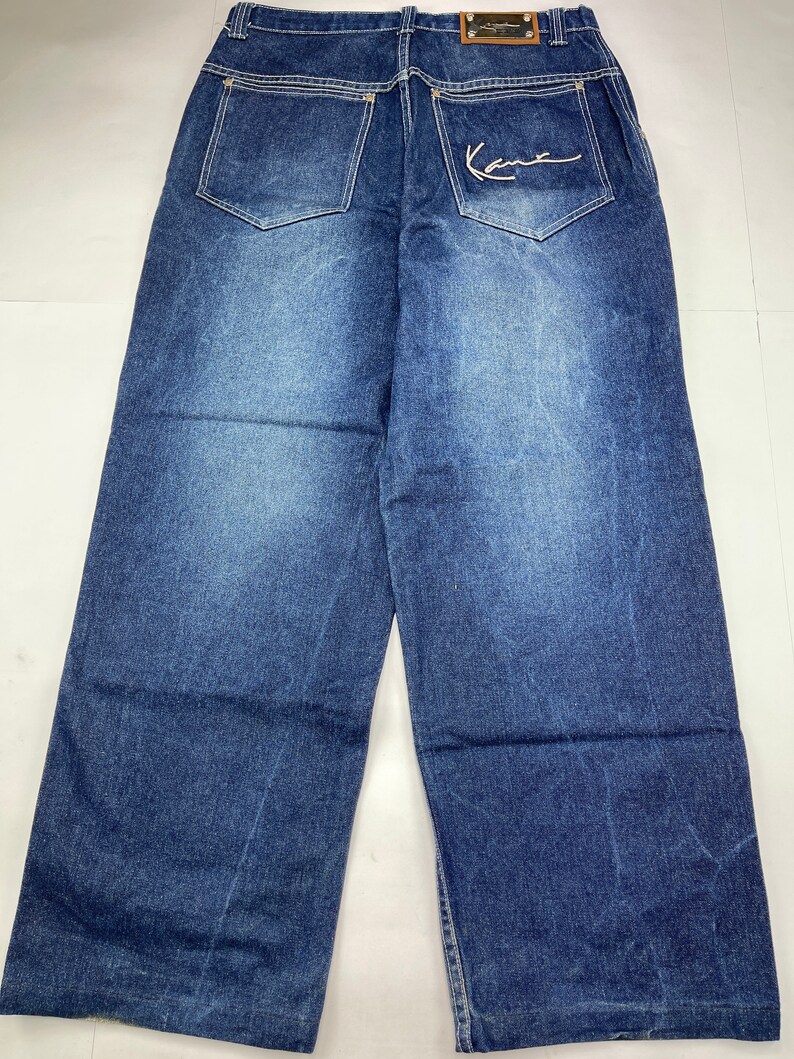 KARL KANI Jeans Vintage Baggy Kani Jeans Loose Blue 90s Hip | Etsy