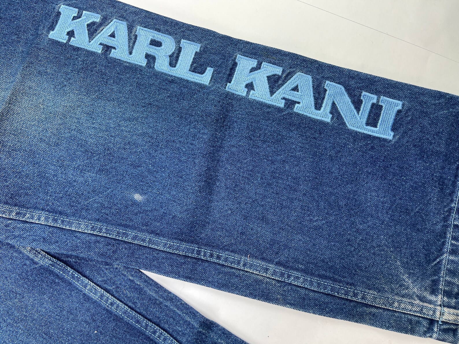 KARL KANI jeans vintage baggy Kani jeans loose blue 90s hip | Etsy