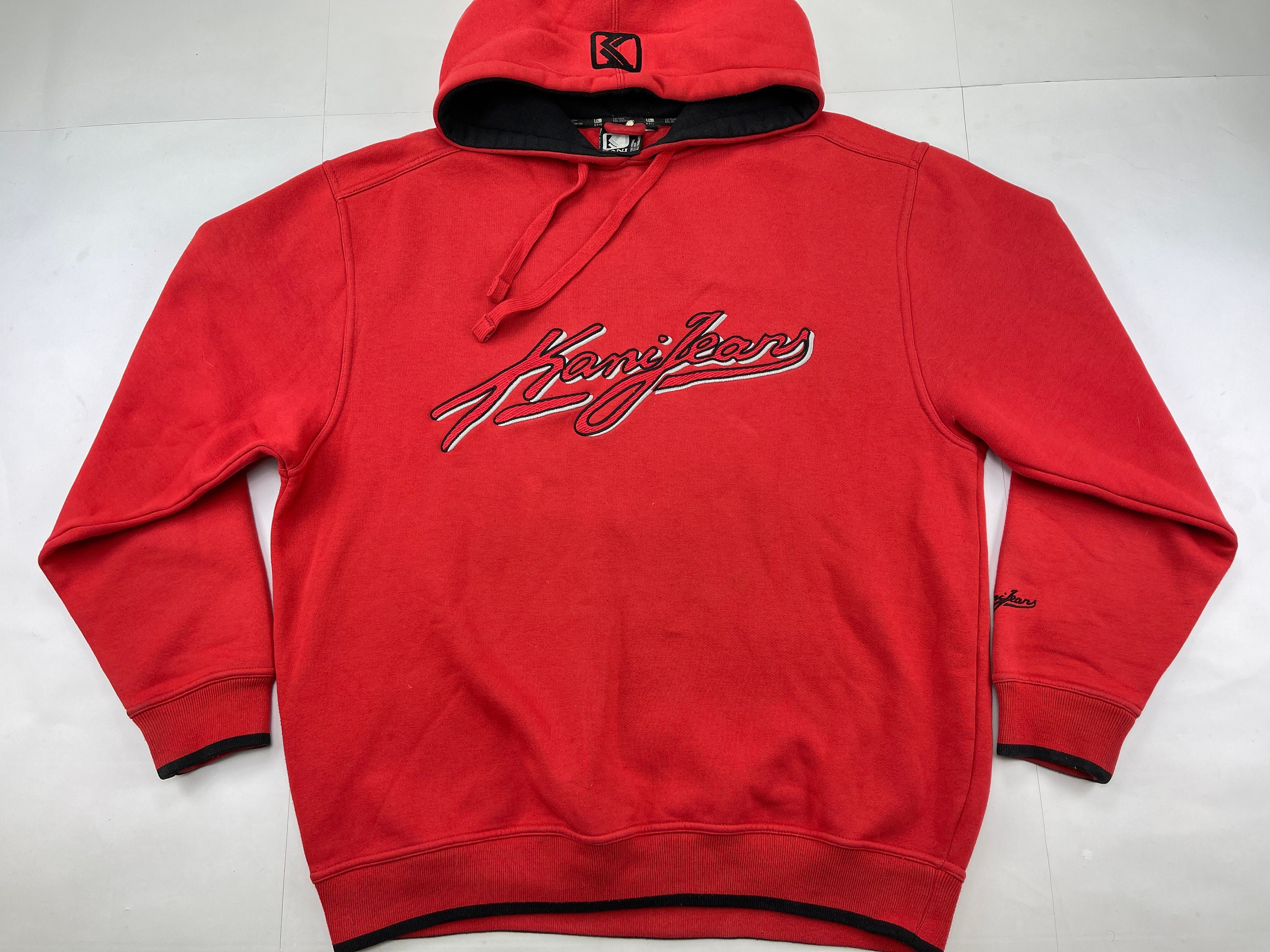 KARL KANI hoodie red Kani vintage hip-hop sweatshirt 90s | Etsy