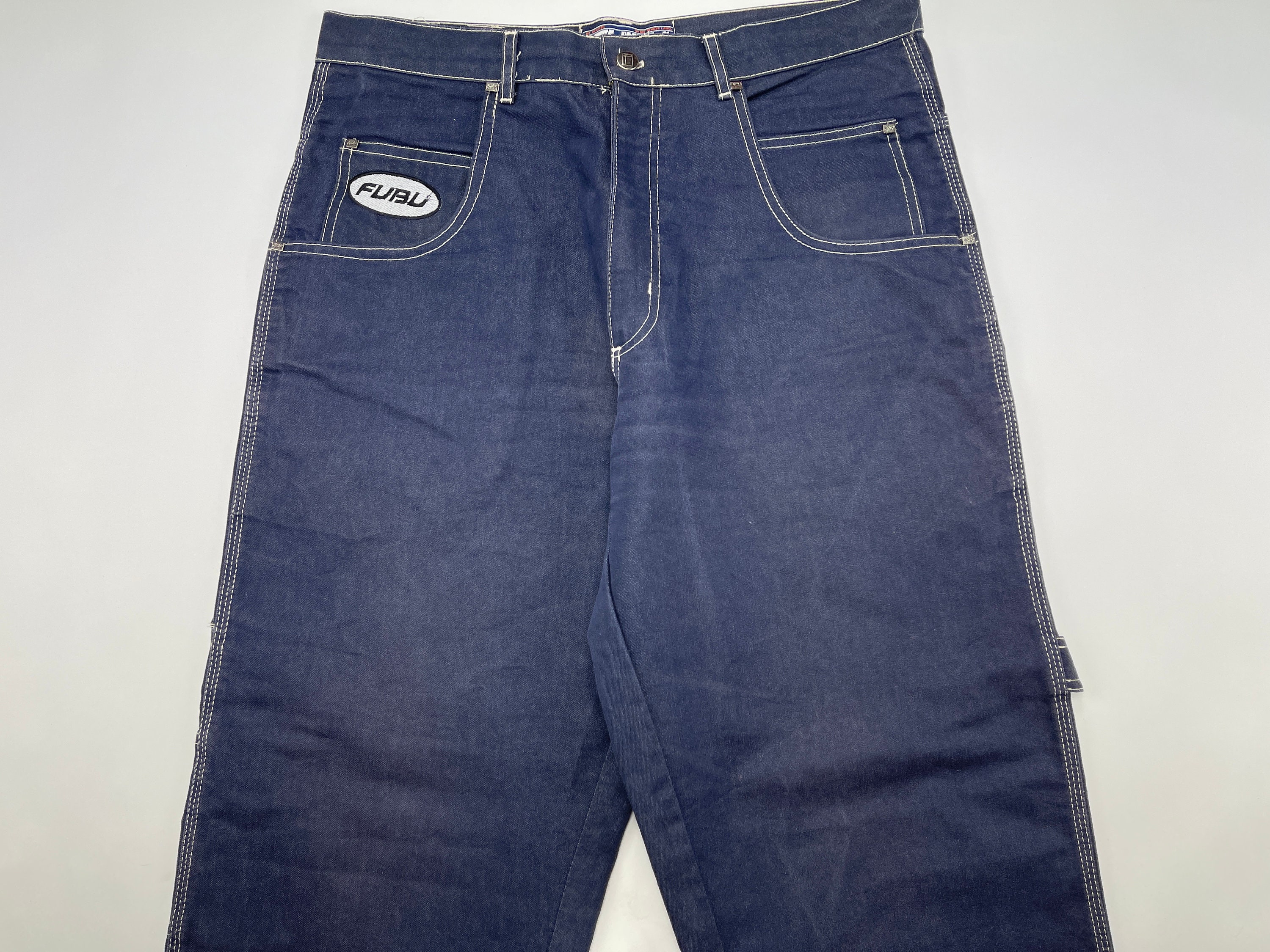 FUBU Jeans Blue Vintage Baggy Jeans Carpenter Loose Fit 90s - Etsy UK