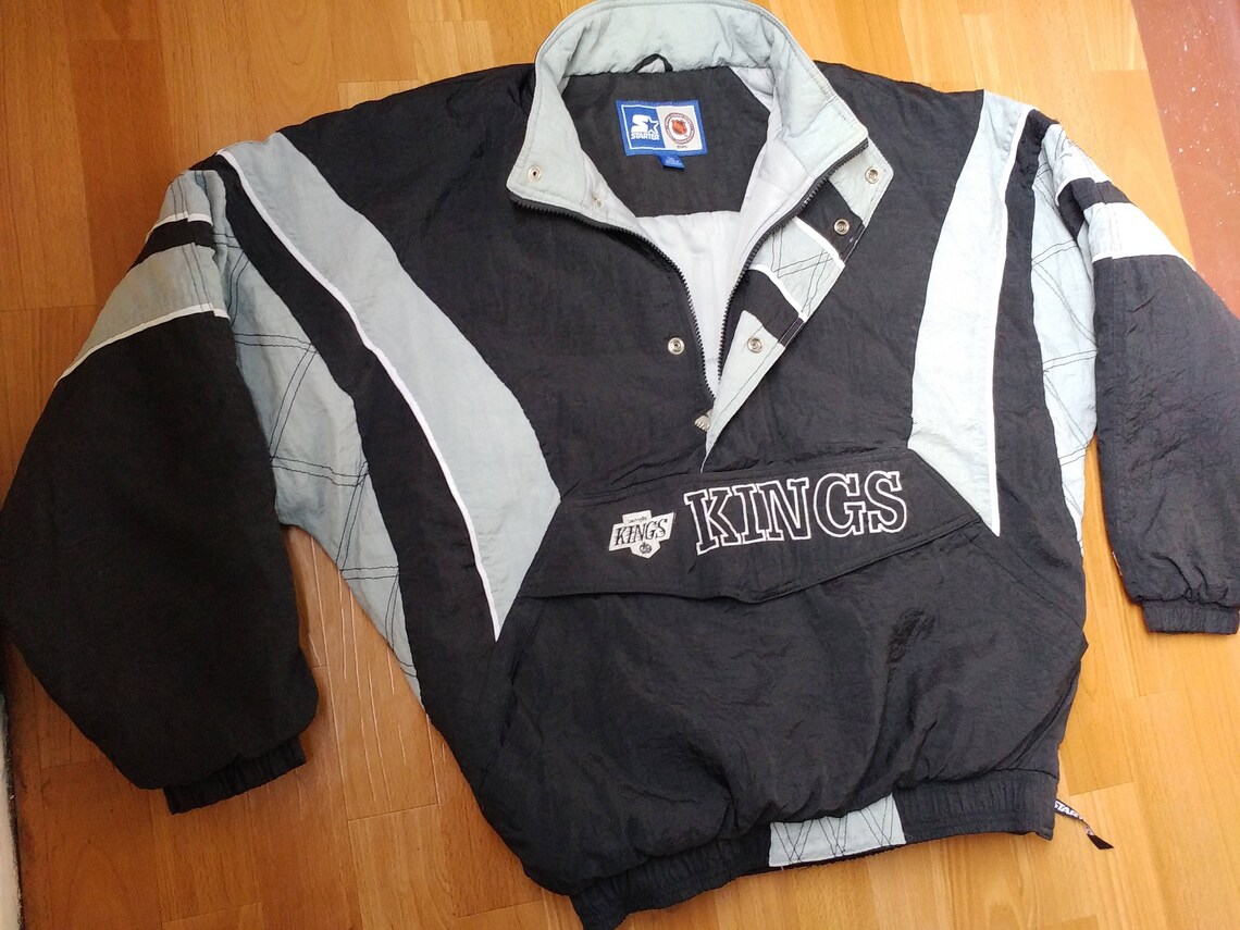 NHL Los Angeles Kings jacket STARTER officially licensed 1/2 Etsy