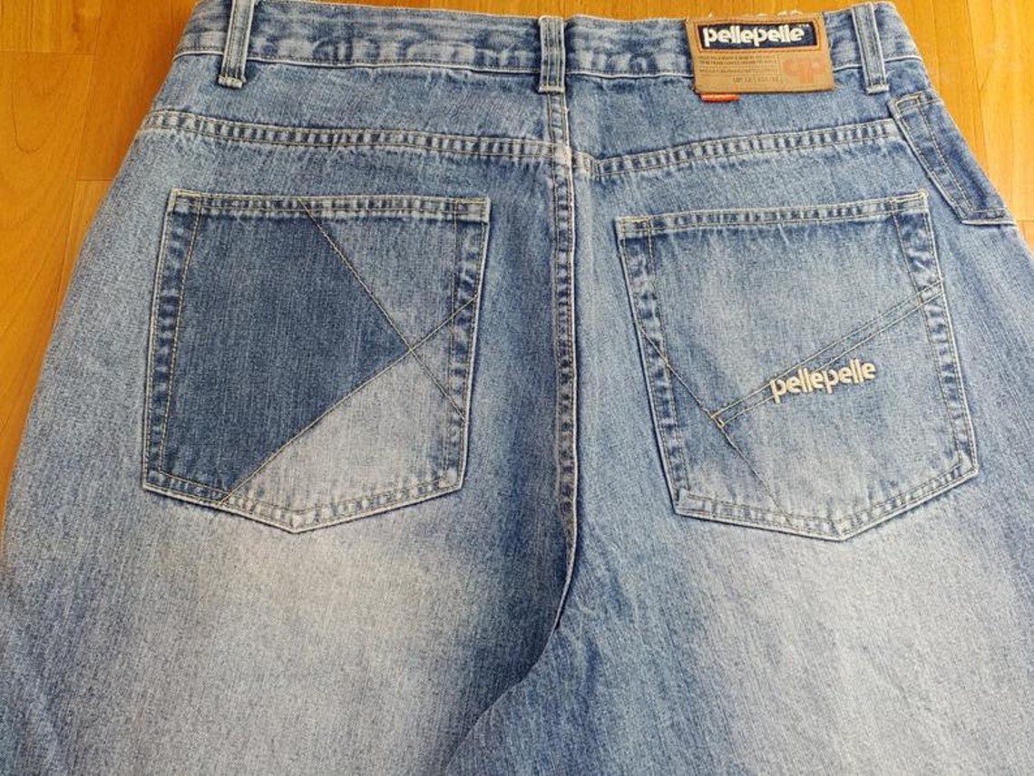 Pelle Pelle jeans old school blue baggy jeans vintage 90s Etsy