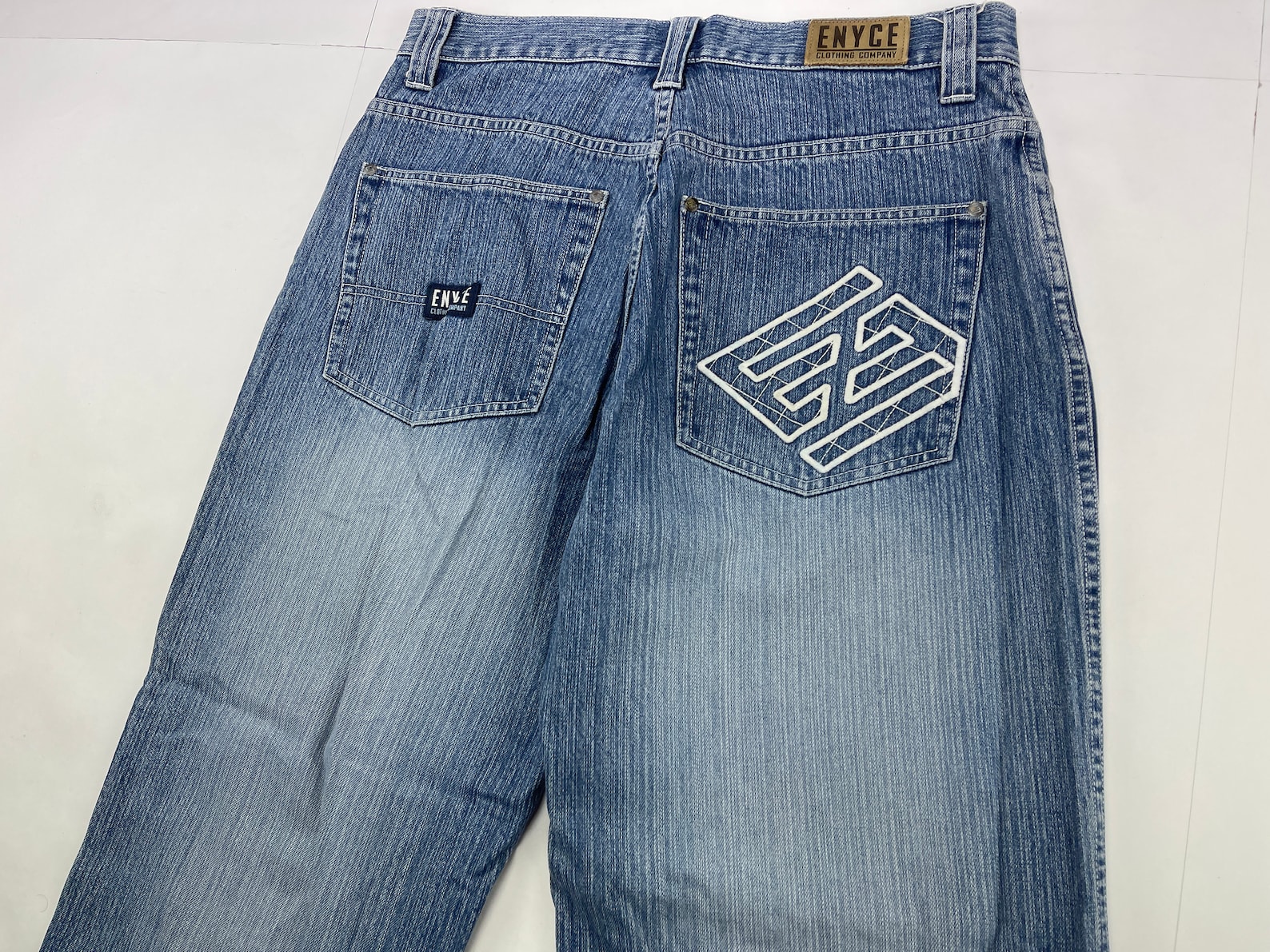 Enyce Jeans Blue Vintage Baggy Jeans 90s Hip Hop Clothing Etsy