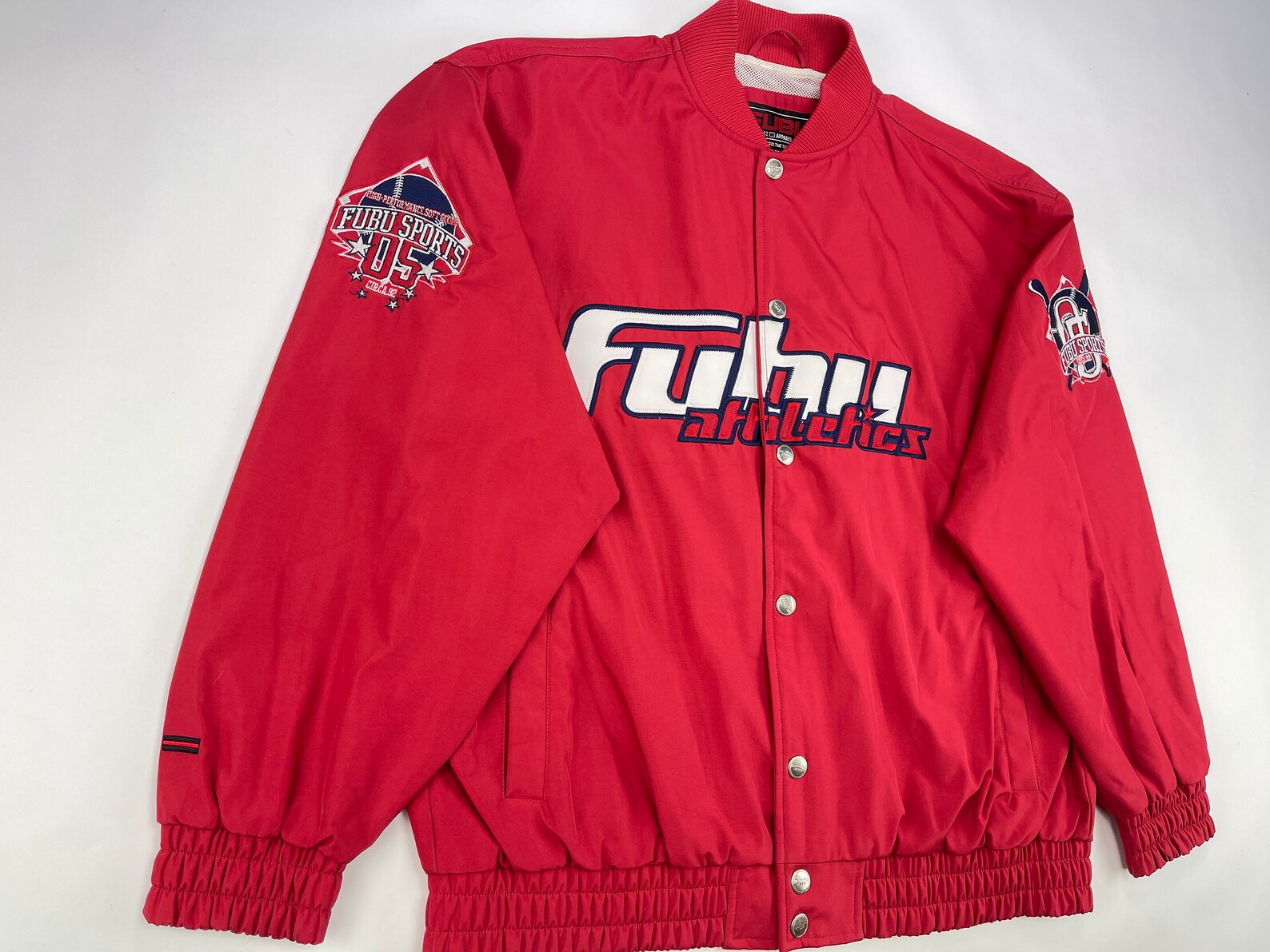 FUBU Jacket Red Vintage Fubu Windbreaker 90s Hip Hop - Etsy