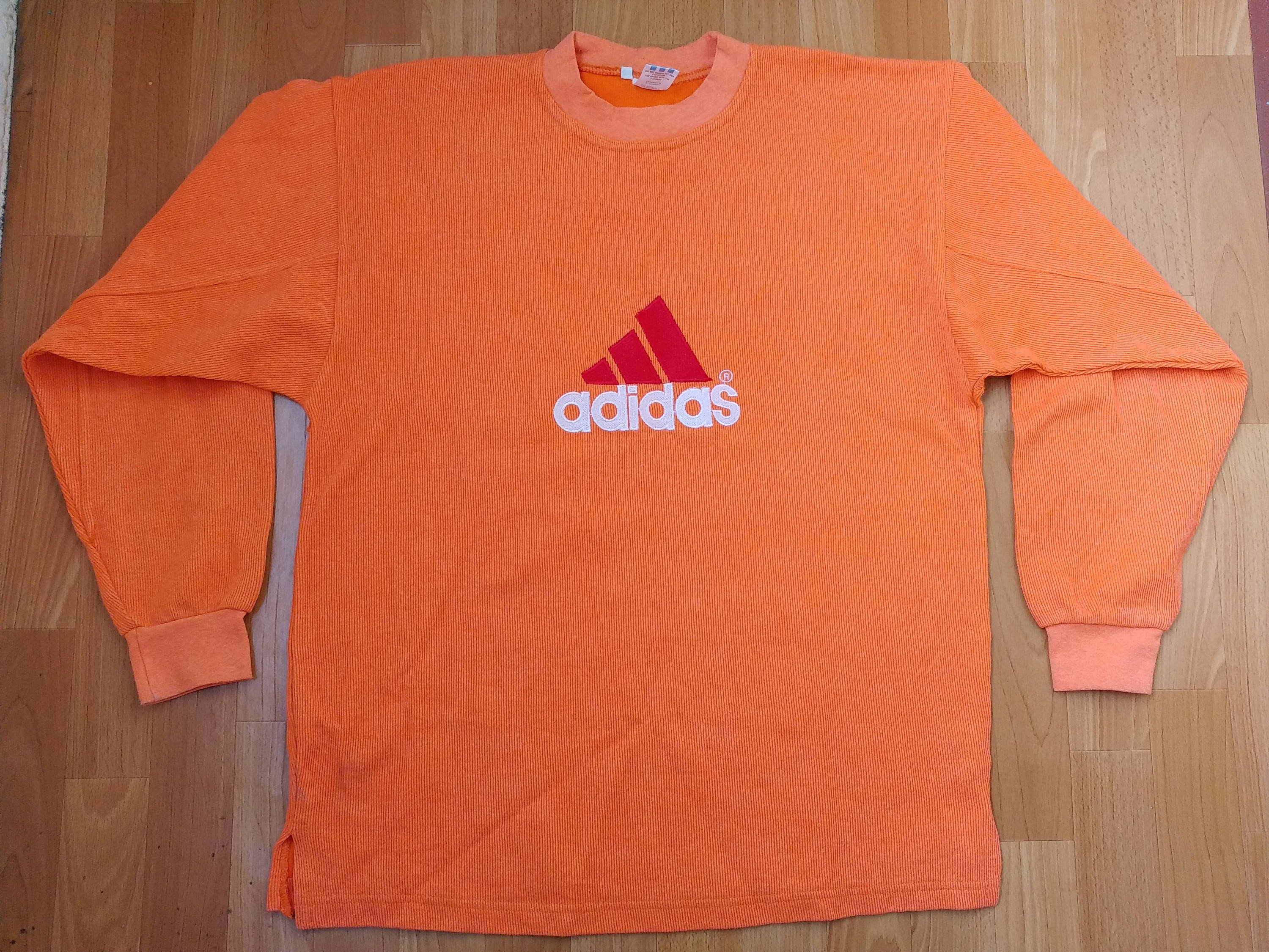 adidas sweatshirt orange