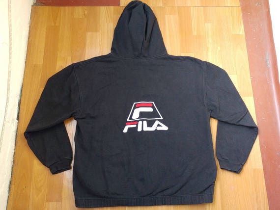 SUDADERA CON FILA sudadera negra - Etsy España