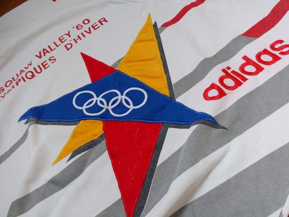 Adidas Vintage Olympic Winter Games St Moritz 1928 crewneck Sweatshirt, Sweater Jacket, 80s old school hip hop clothing, red men's size XL Adidas Vintage Olympic Winter Games St Moritz 1928 crewneck Sweatshirt, Sweater Jacket, 80s old school hip hop clothing, red men's size XL