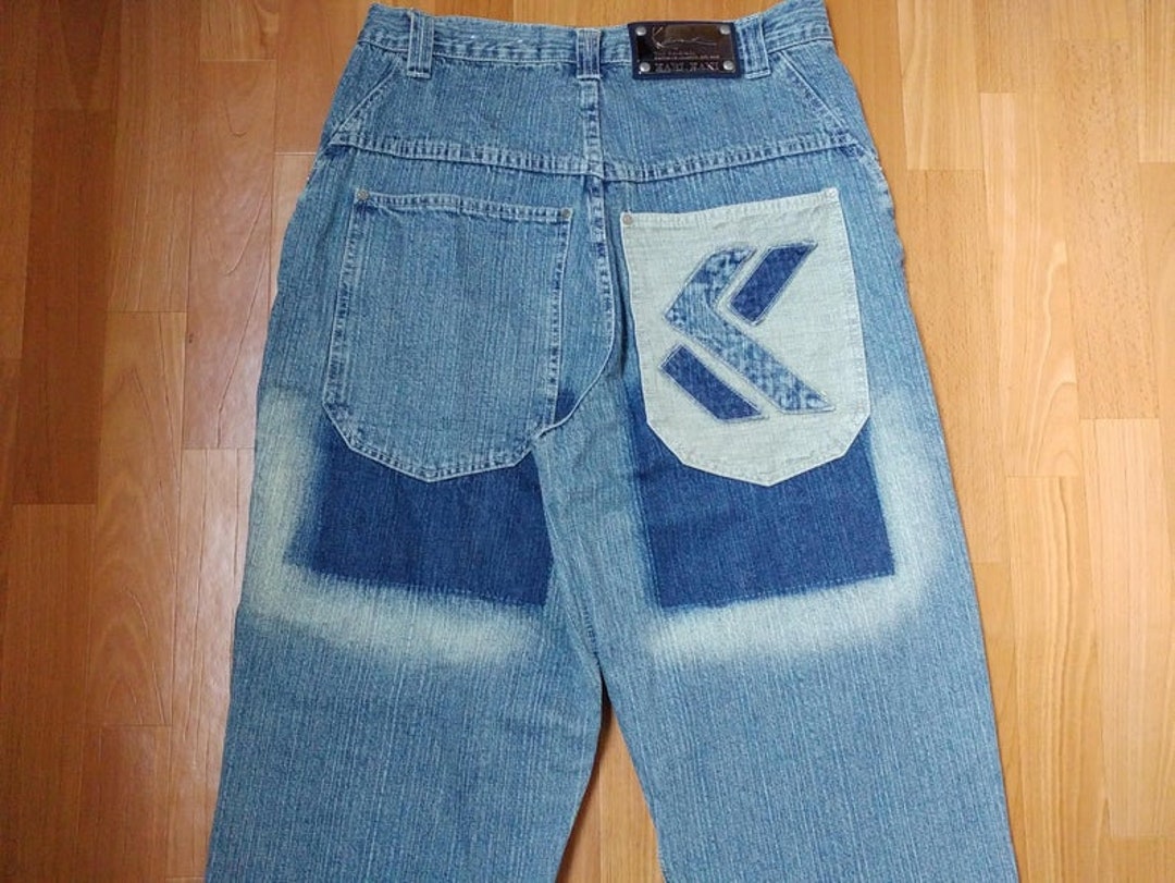 KARL KANI Jeans Light Blue Vintage Baggy Kani Jeans Loose - Etsy