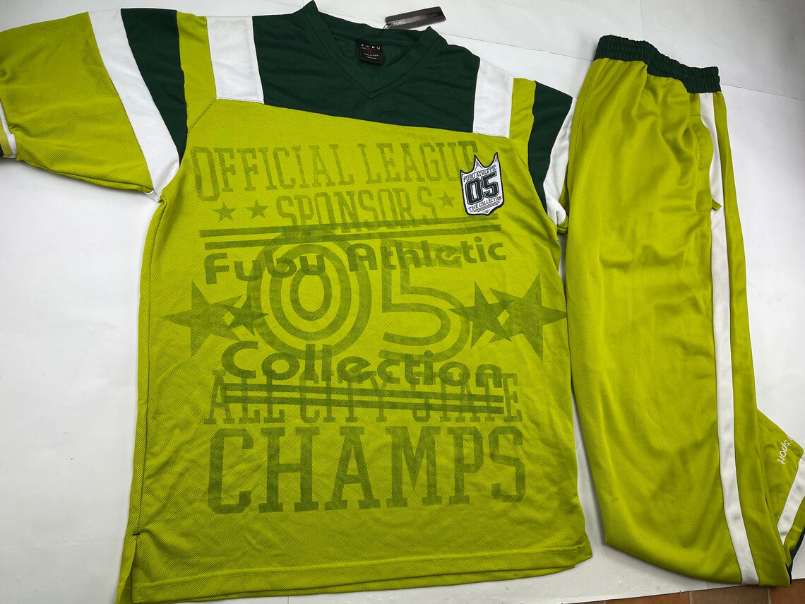 FUBU tracksuit 1990s baggy track suit jacket and pants set Etsy