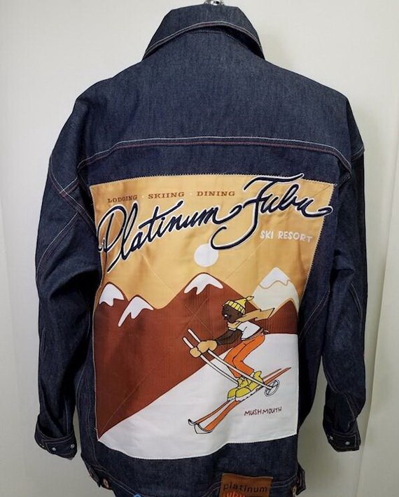 Chaqueta platino azul Fat Albert and the Cosby Kids - Etsy España