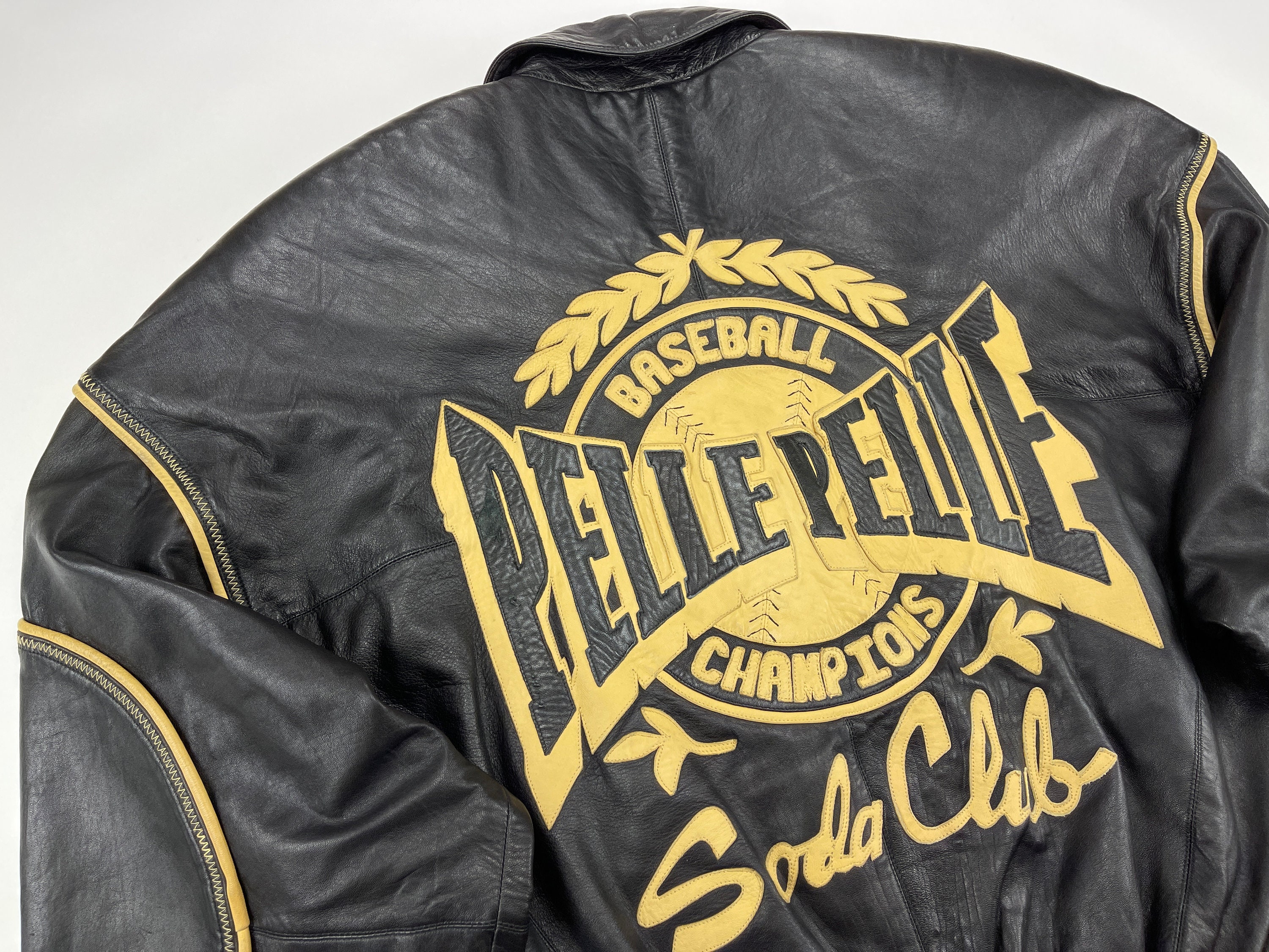 Vintage Pelle Pelle Marc Buchanan Compass Studded Leather Jacket