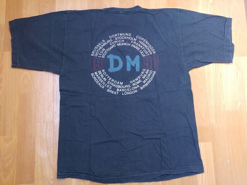 Vintage Depeche Mode T-shirt 1990 World Violation Tour Shirt | Etsy