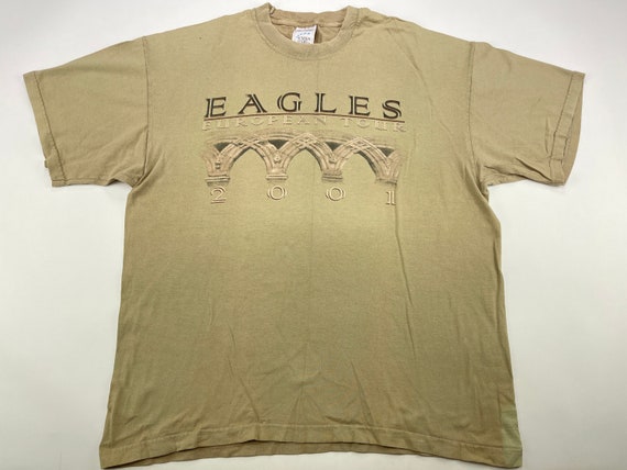 Eagles Band T-shirt Vintage 2001 European Tour 90s 2000s 