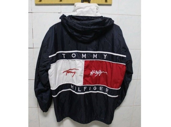 Tommy Jacket Vintage Tommy Jacket of 90s Hip-hop - Etsy