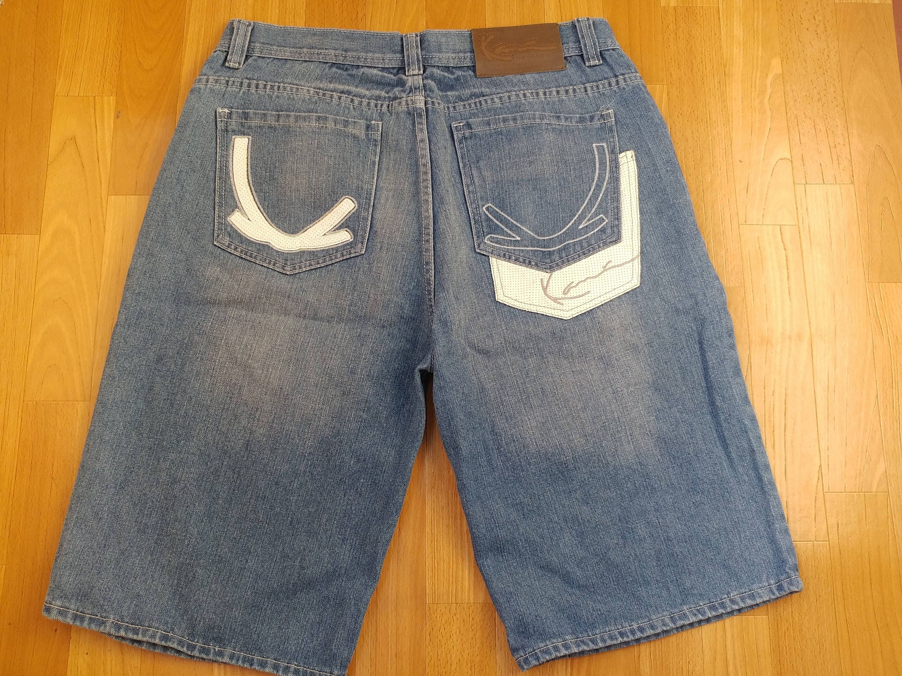 KARL KANI Shorts Hip Hop Baggy Jeans 
