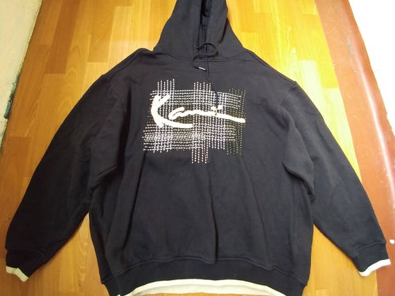 KARL KANI Hoodie White Kani Vintage Hip-hop Sweatshirt 90s 