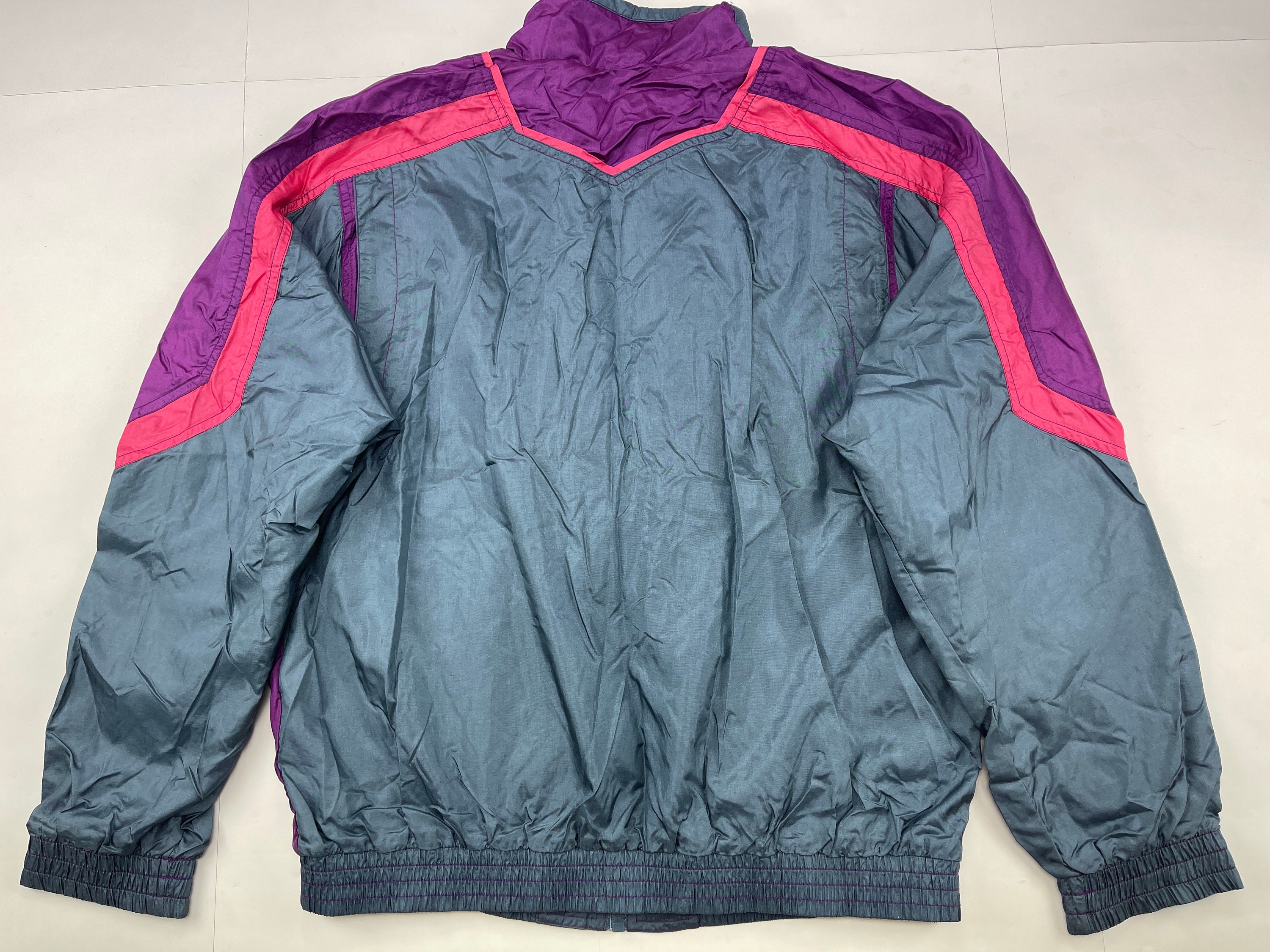 Nike tracksuit neon purple vintage track suit jacket pants | Etsy