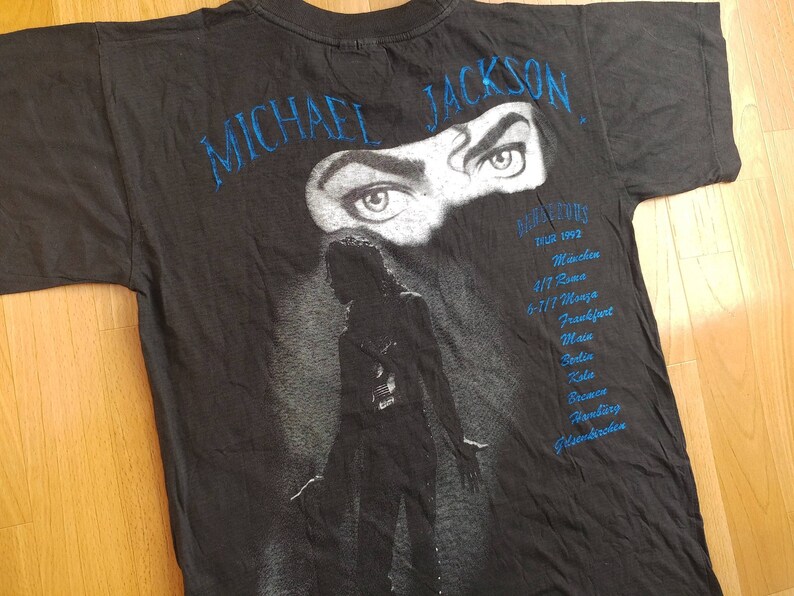 michael jackson concert tshirt