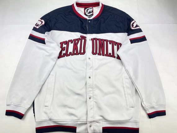 ECKO UNLTD White Vintage Jacket Hip Hop - Etsy Norway