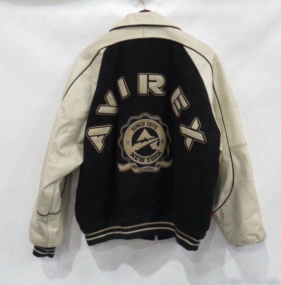 AVIREX jacket, vintage coat, 90s hip hop clothing, Ne… - Gem