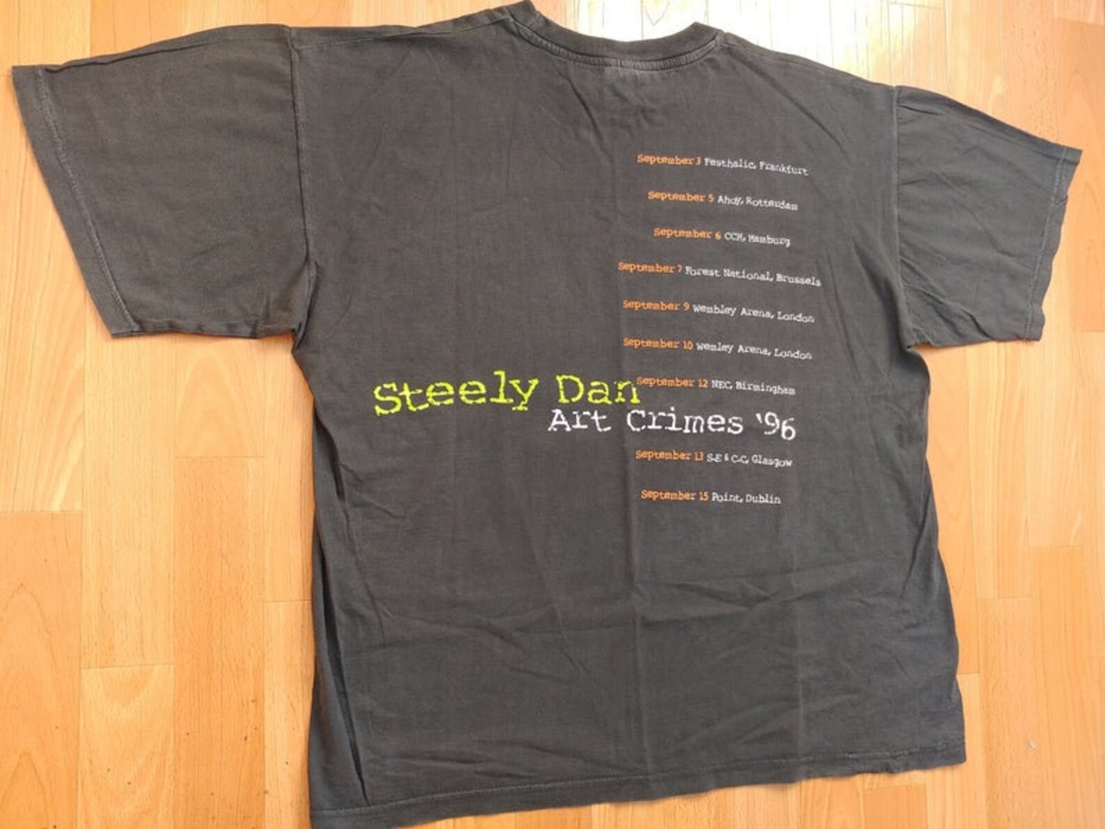 Steely Dan Tshirt Vintage 1996 Art Crimes Tour 90s Shirt Etsy