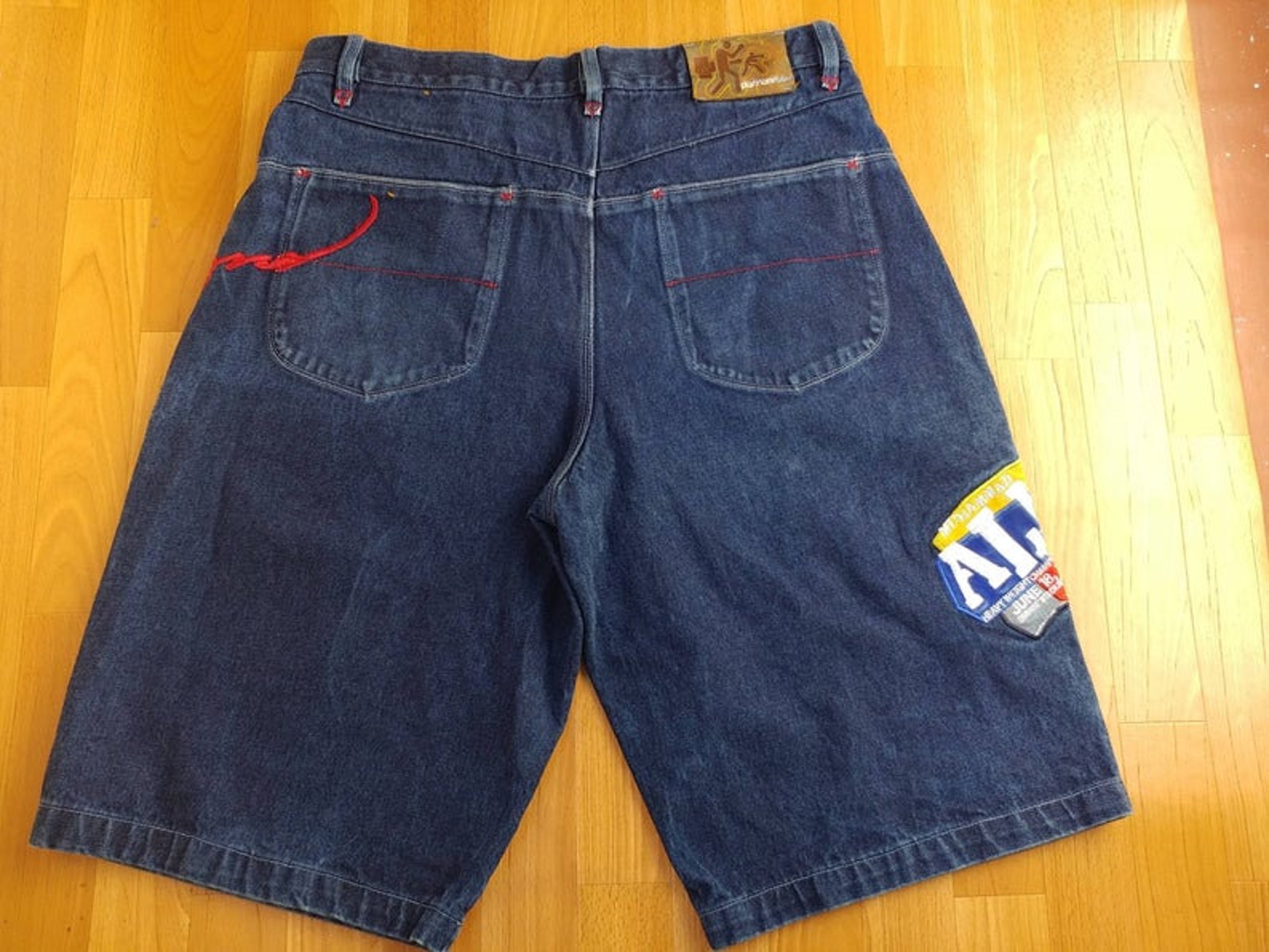 Platinum FUBU jeans shorts old school vintage baggy denim | Etsy