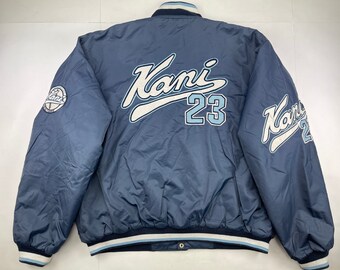 Karl Kani Jacket White Brooklyn Bomber Vintage Hip Hop | Etsy