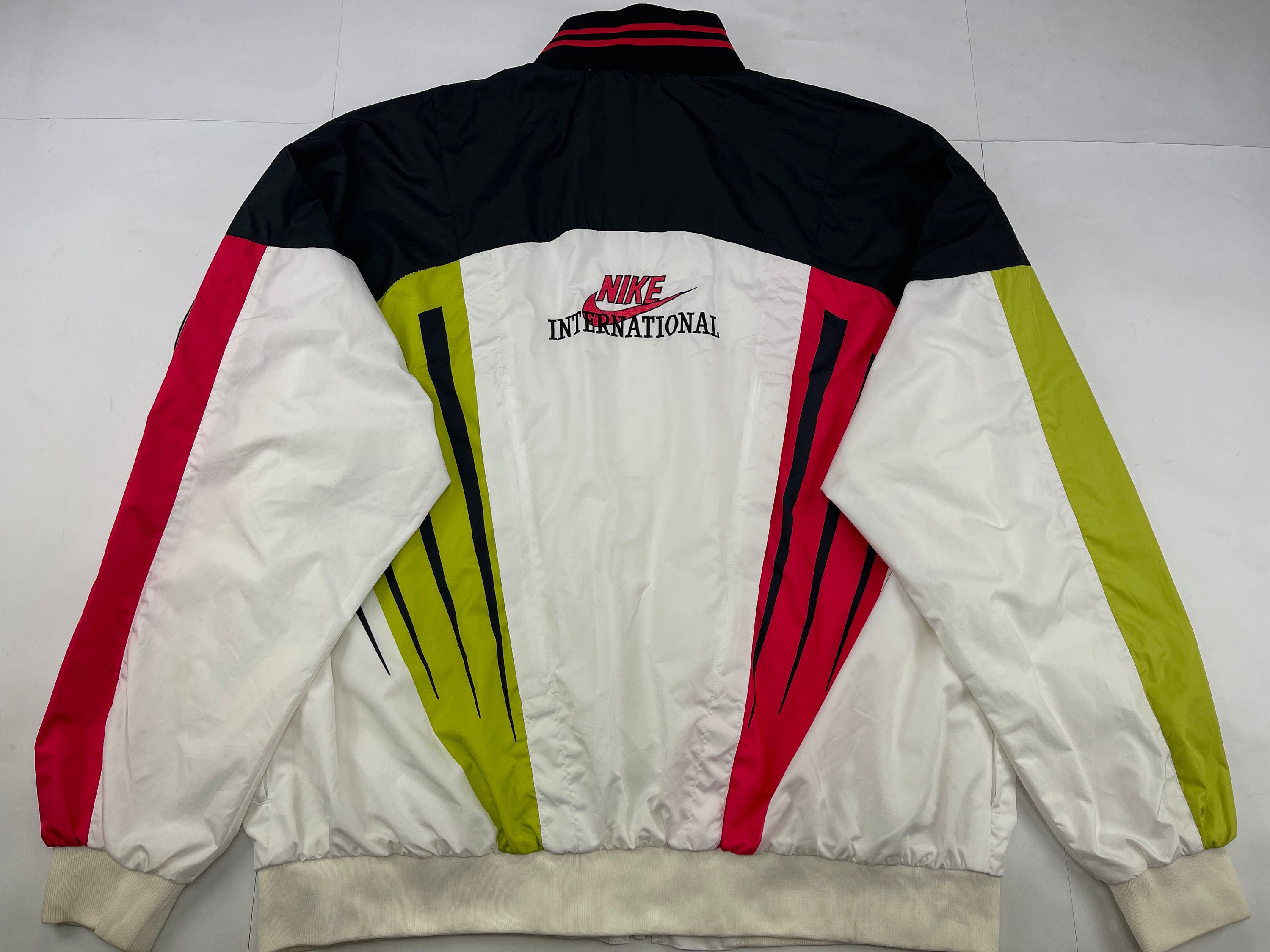 NIKE Jacket White Vintage Track Top 90s Hip 1990s - Etsy Israel