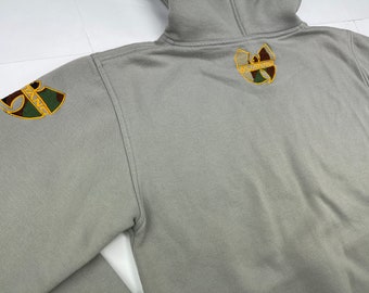 WU WEAR Hoodie, Vintage 1990s Hip Hop Sweatshirt, Embroidered, Wu Tang  Clan, 90s Hip-hop, Gangsta Rap Og, Old School Streetwear Mens Size XL - Etsy