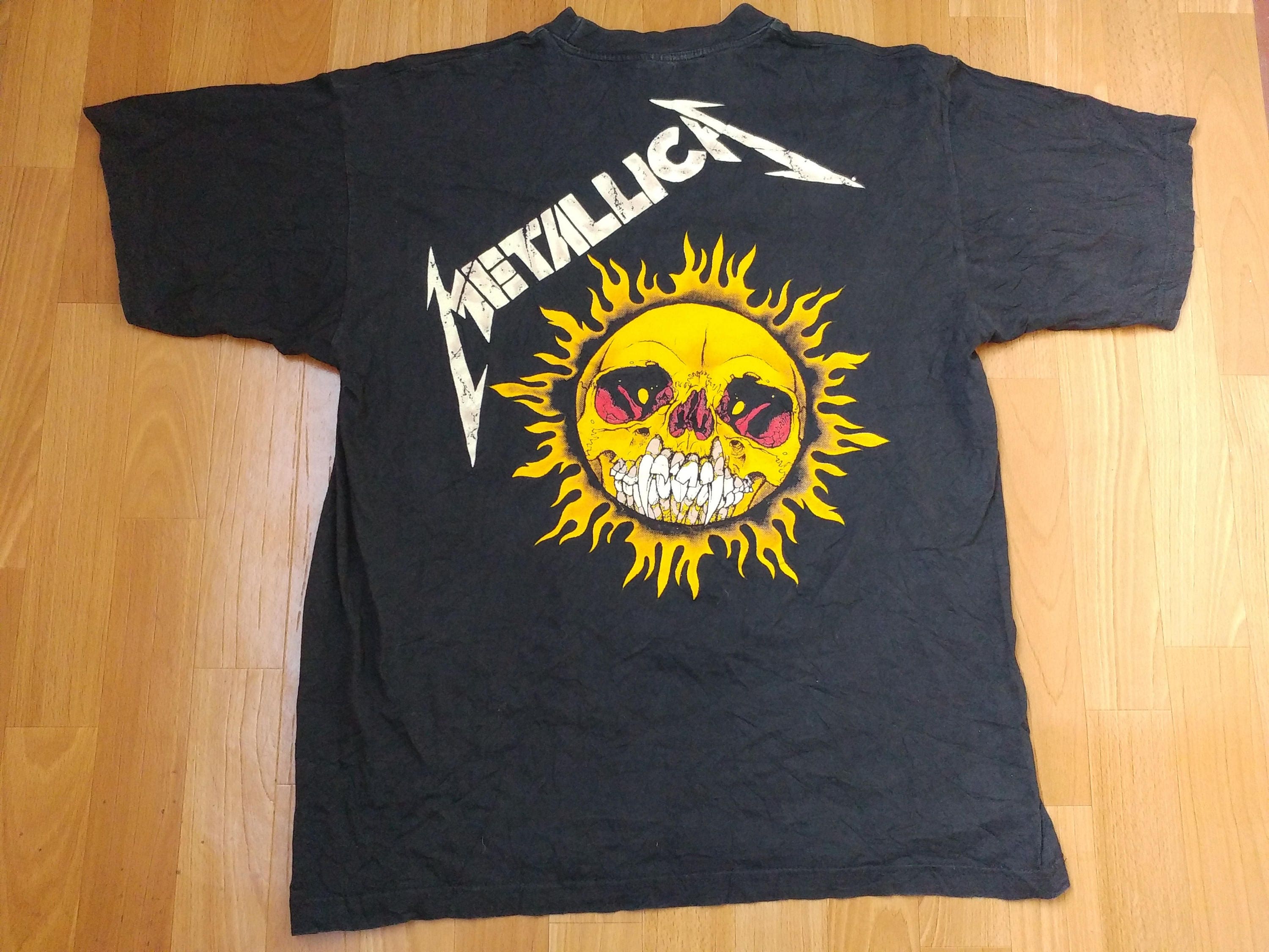 Vintage METALLICA T-Shirt 90's Tour Concert 1994 Thrashed | Etsy