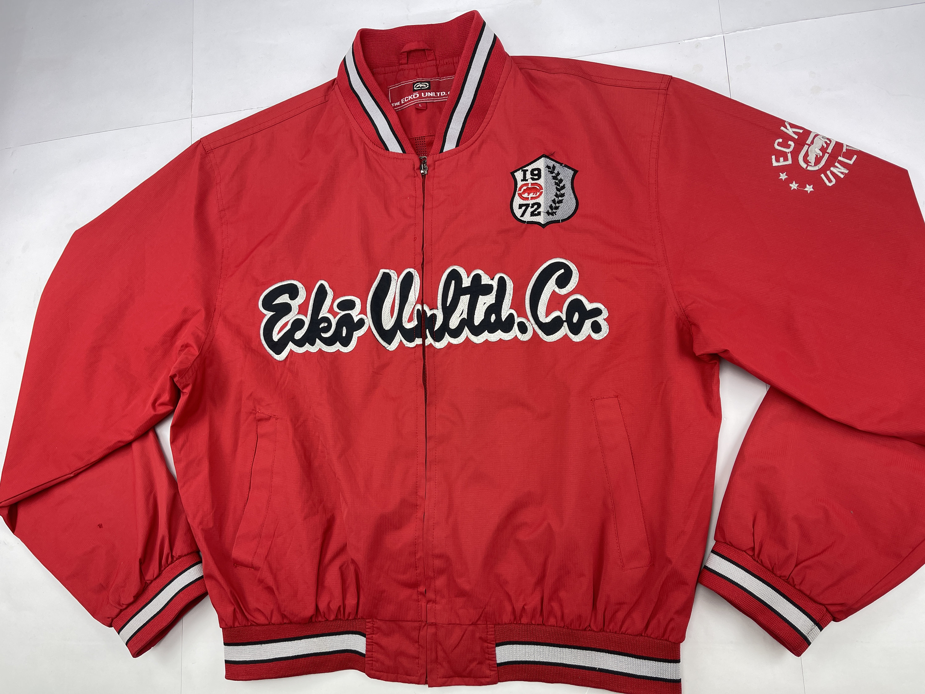 ECKO UNLTD Jacket Red Vintage Ecko Jacket 90s Hip Hop Etsy UK