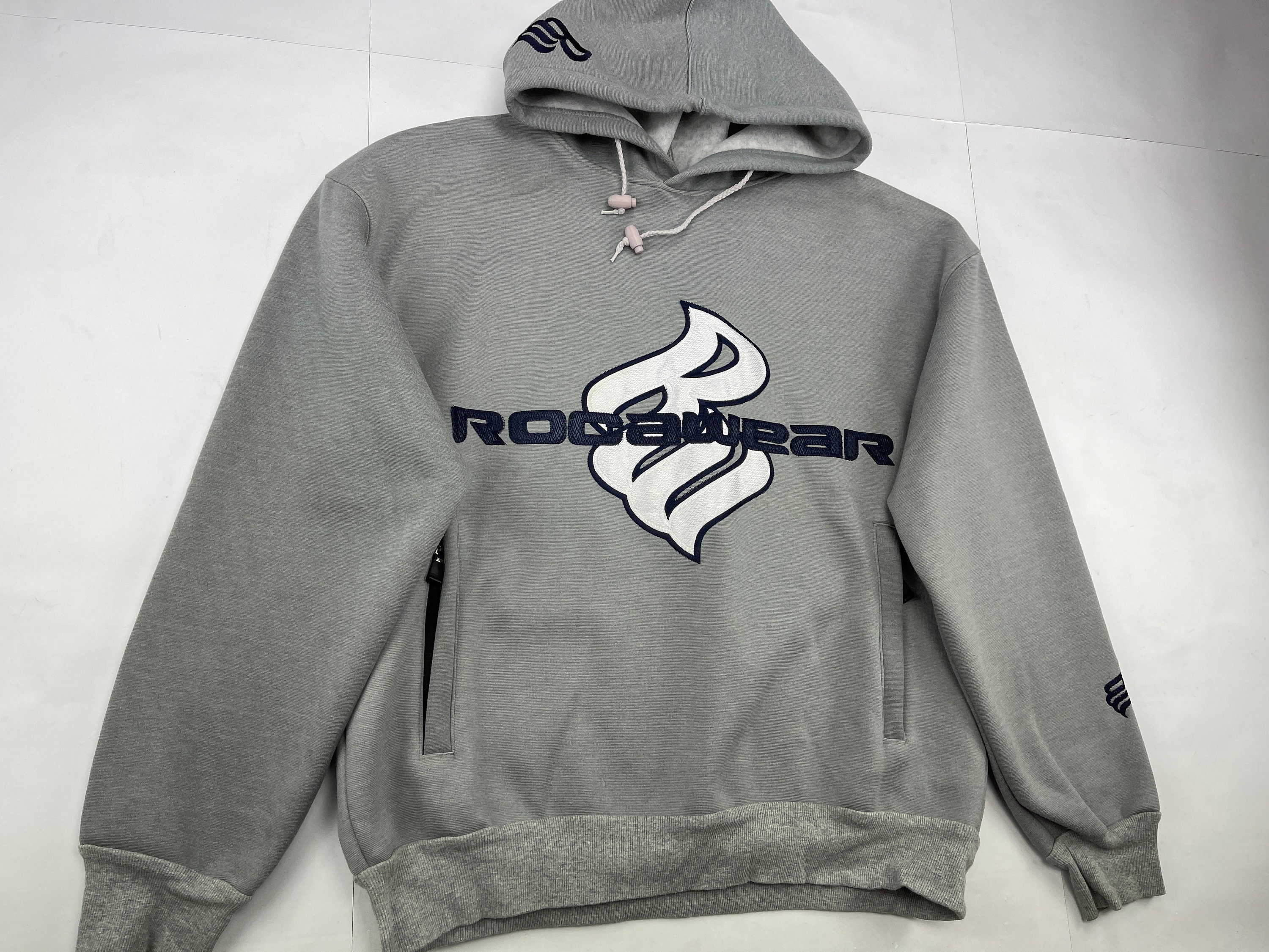Rocawear hoodie, gray, 1999 collection, vintage Roca Wear