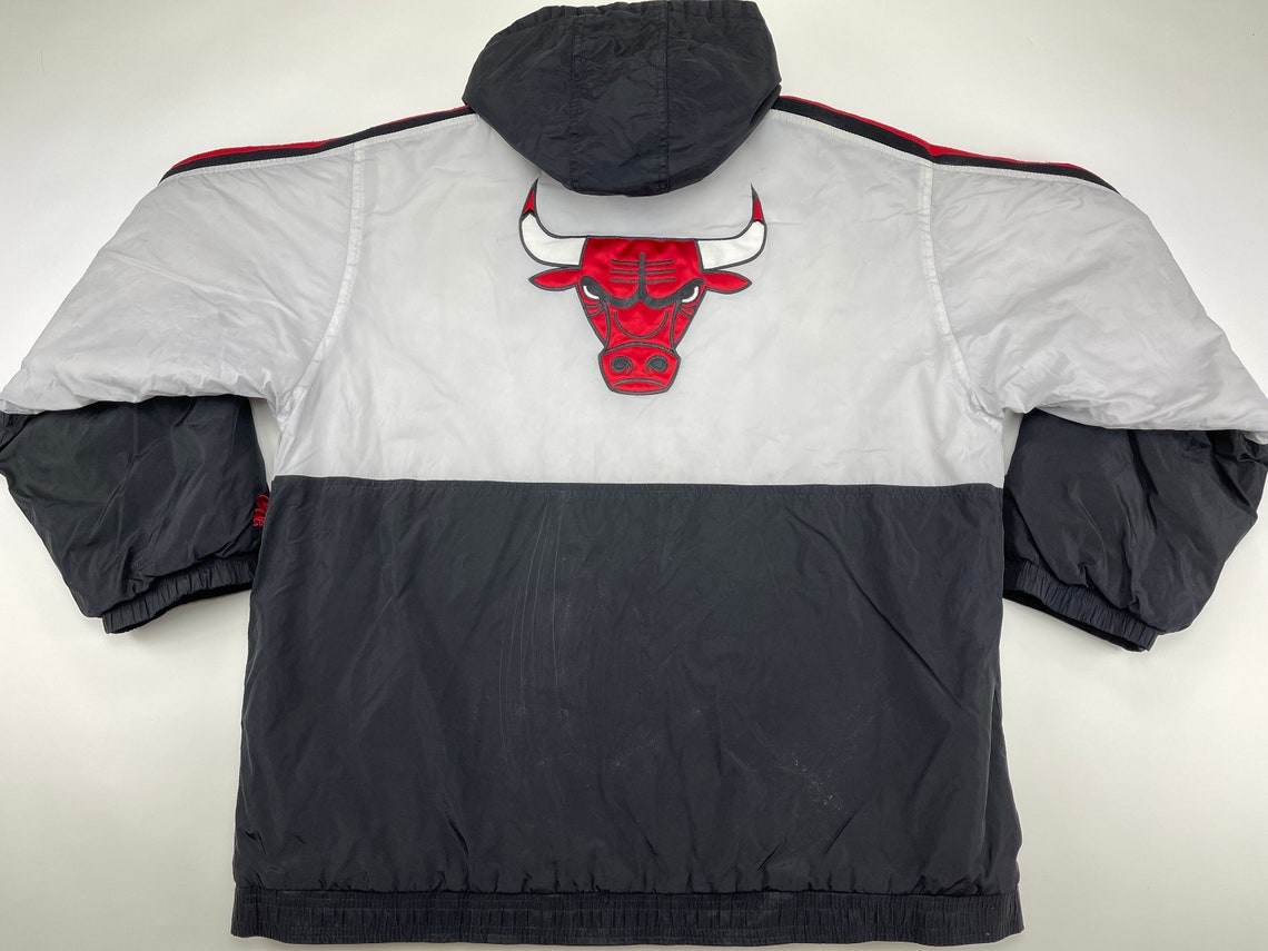 NBA STARTER Chicago Bulls jacket nylon vintage basketball | Etsy
